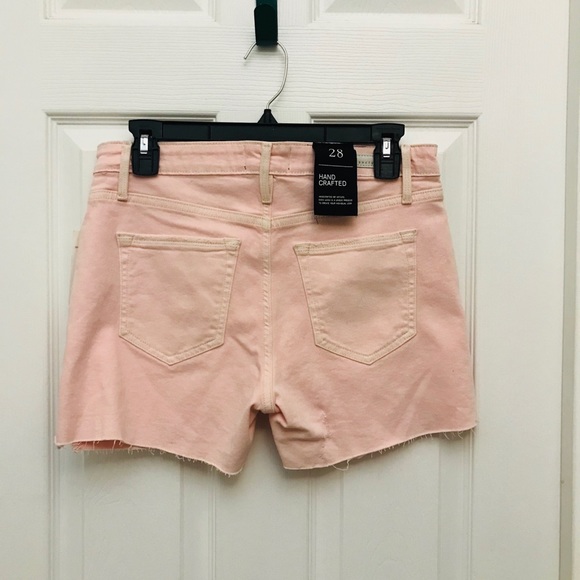 Sanctuary Midi Split Ripped Denim Shorts Sz 28 NWT - Picture 4 of 4